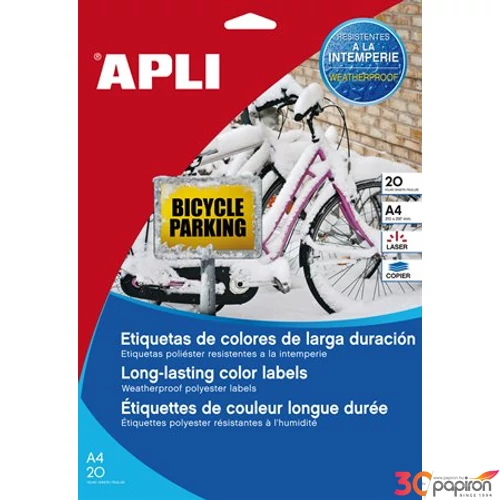 Etikett Apli 210x297mm (20dbcsomag) LCA12877