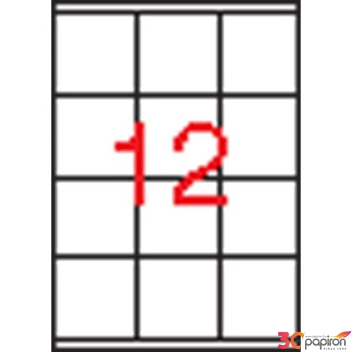 Univerzális etikett Apli 70x67, 7mm(1200dbcsomag) LCA1290