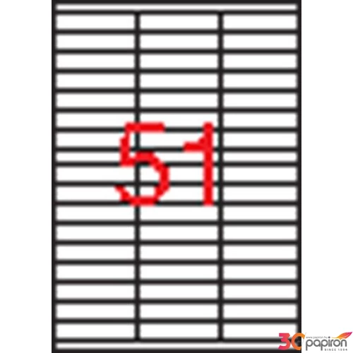 Univerzális etikett Apli 70x16, 9mm(5100dbcsomag) LCA1294