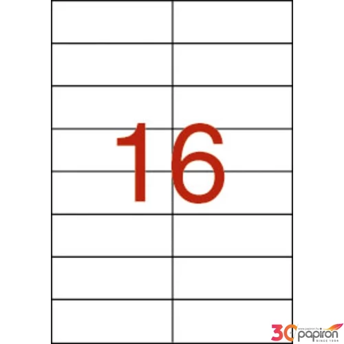 Univerzális etikett Apli 105x37mm 500ív/csomag (8000dbcsomag)