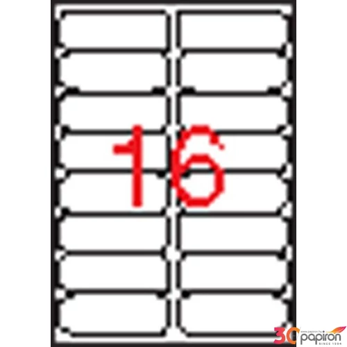 Univerzális etikett Apli 99, 1x34mm(1600dbcsomag) LCA2418