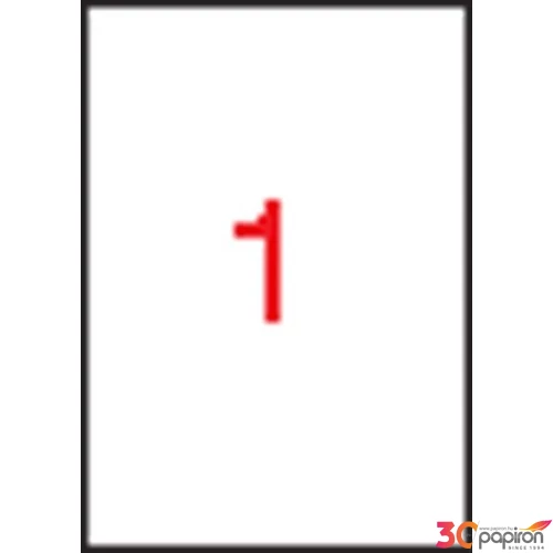 Lézernyomtató etikett Apli 210x297mm (250dbcsomag) LCA2530