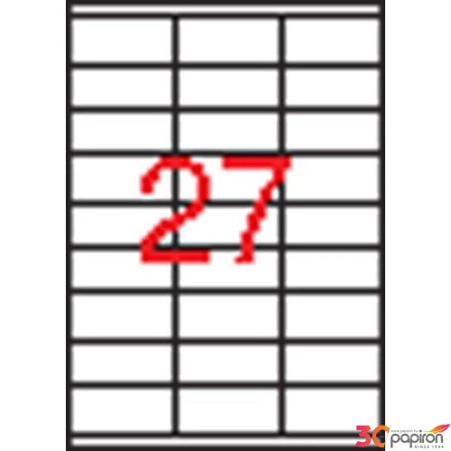 Univerzális etikett Apli 70x30mm(2700dbcsomag) LCA3133