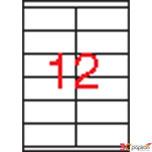 Univerzális etikett Apli 105x48mm(1200dbcsomag) LCA3139