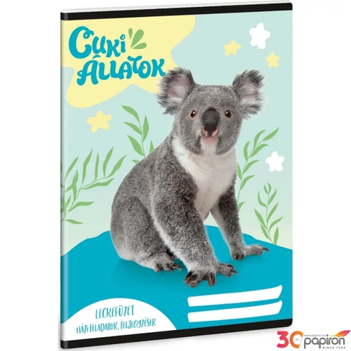 Leckefüzet A5 Ars Una 24'' CUKI-KOALA (5428) 50844289 50844289 38lapos 1leckefüzet 1tanévre el