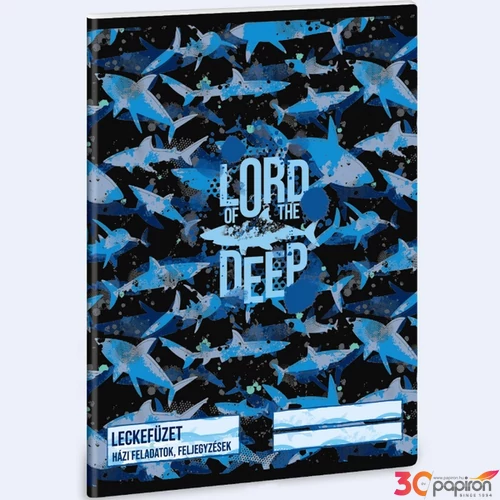 Leckefüzet A5 Ars Una Lord of the Deep cápa (5337) 24 50843374 38lapos 1leckefüzet 1tanévre el