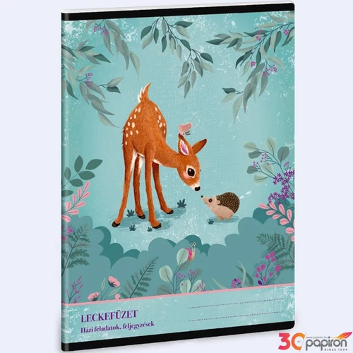 Leckefüzet A5 Ars Una My Secret Garden (5339) 24 őzike 50843398 38lapos 1leckefüzet 1tanévre el