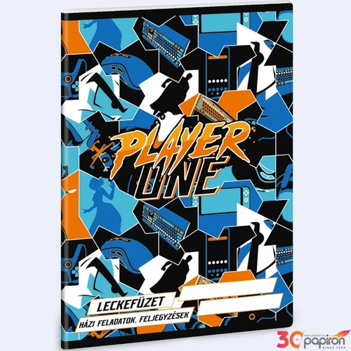 Leckefüzet A5 Ars Una Player One (5353) 24 50843534 38lapos 1leckefüzet 1tanévre el