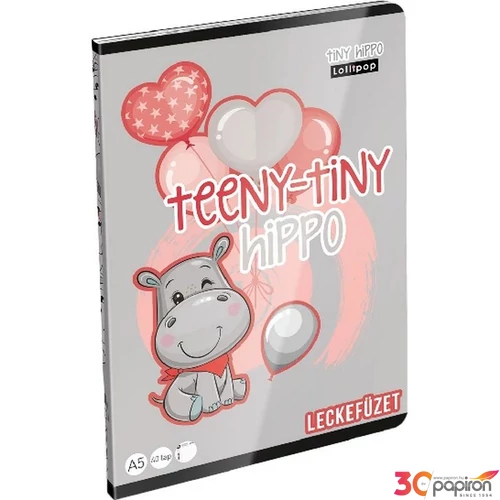 Leckefüzet A5 Lizzy Lollipop Tiny Hippo Lizzy kollekció