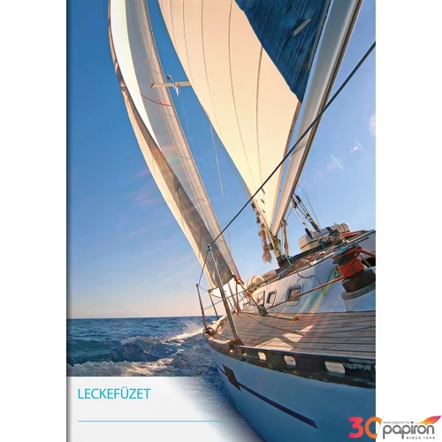 Leckefüzet Ico hajó Ico tűzött leckefüzet / Vitorlás Ico Süni iskolaszezonos tanszerek