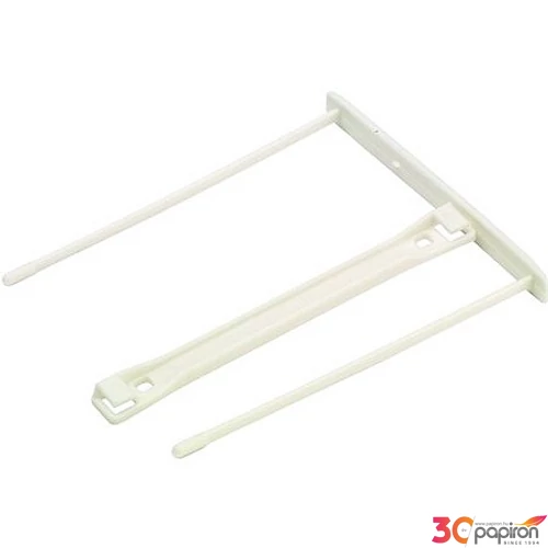 Lefűző klipp Fellowes 85 mm fehér műanyag IFW00895