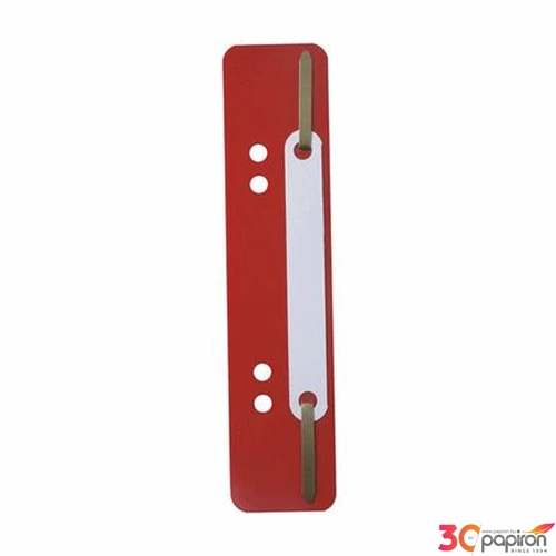 Lefűzőlapocska Durable lefűzőlapocska piros 25db/csomag