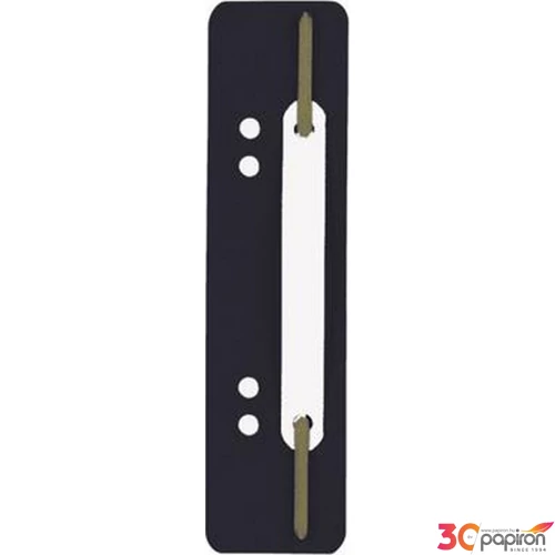 Lefűzőlapocska Durable lefűzőlapocska,fekete 25db/csomag