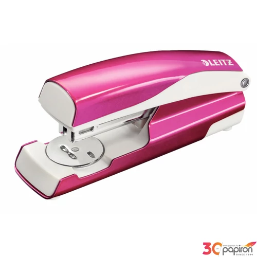 Tűzőgép Leitz Nexxt 5502 WOW 24/6, 26/6, 30 lap, metálfényű rózsaszín Leitz 1db rendelési egység ár 1db-ra
