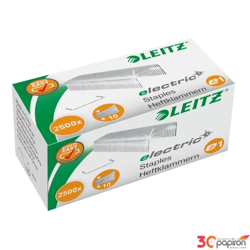Tűzőkapocs Leitz Elektromos 10e 2500db Leitz