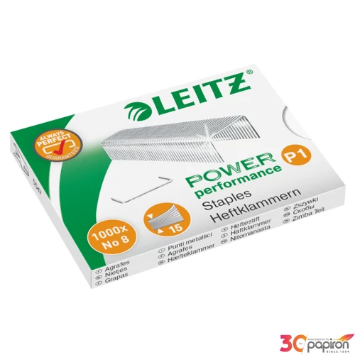 Tűzőkapocs Leitz Leitz N8 1000 db Leitz 1000db rendelési egység ár 1 dob