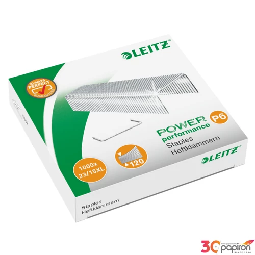Tűzőkapocs 23/15xL Leitz Leitz 1000 db Leitz 1000db rendelési egység ár 1 dob