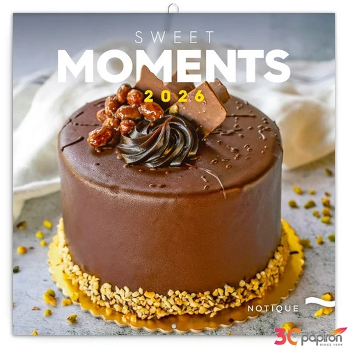 Falinaptár 2026 Sweet Moments 6097-SM lemeznaptár 30×30cm Realsystem 2026 kollekció!