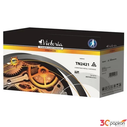 Lézertoner Victoria fekete MFC-L2712DN, MFCL2712DW, MFCL2732DW Nyomtató-kellékanyagok