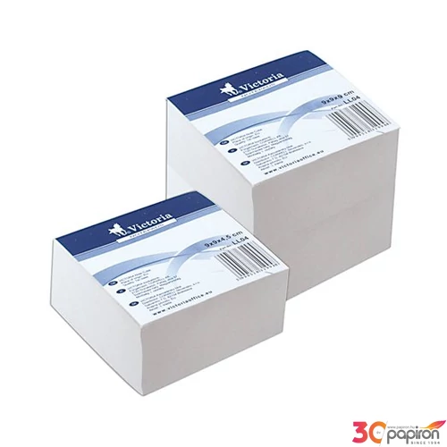 Tépőtömb 9x9x4,5 Victoria fehér LL04