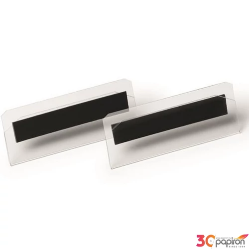 Logisztikai zseb 100x38mm fekvő DURABLE mágneses átlátszó