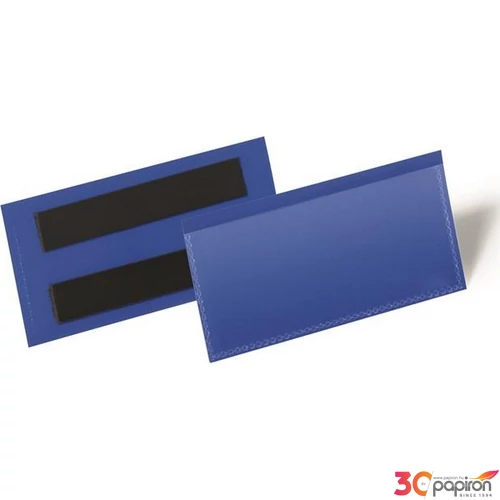 Logisztikai zseb 100x38mm fekvő DURABLE mágnesse sötétkék