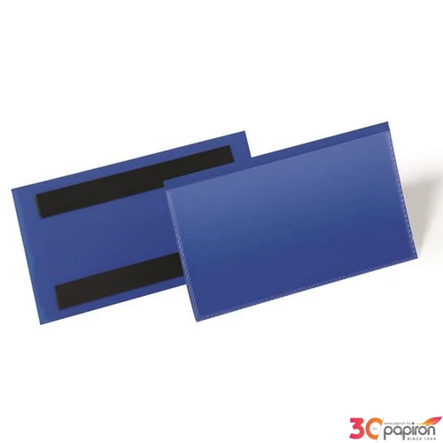 Logisztikai zseb 150 x 67mm fekvő DURABLE mágnesse sötétkék