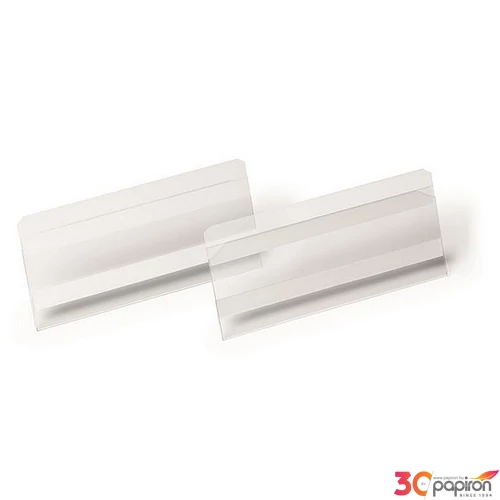 Logisztikai zseb 150x67mm fekvő DURABLE öntapadó csíkka átlátszó