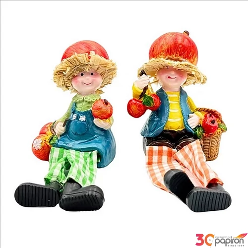 Lógólábú Figura alma  6x10x5cm 2 féle 