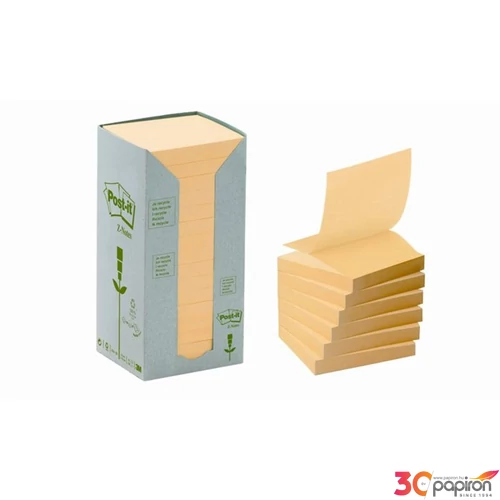 Öntapadó jegyzettömb 3M/Post-i Z 76x76mm 100lap sárga LPR3301T