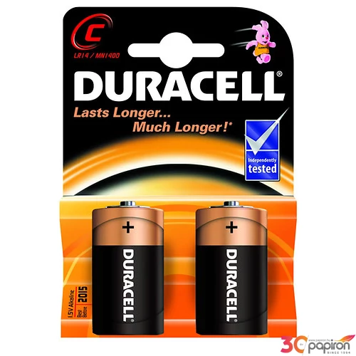 Elem Duracell LR14 Plus Power 1,5V-os alkáli baby C elem 2db/bliszter