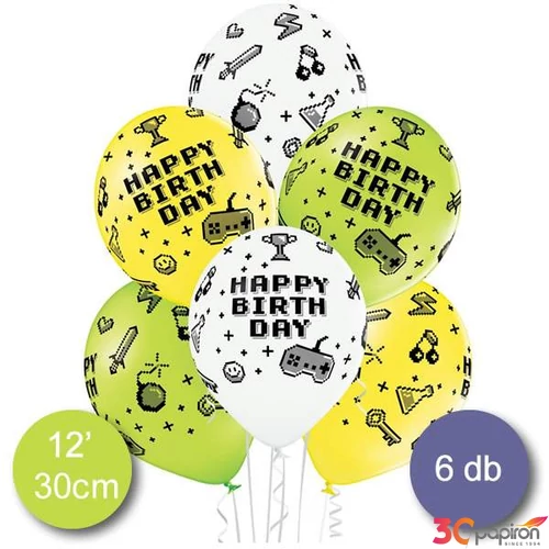 Party Lufi Happy Birthday, gamer 6db/cs