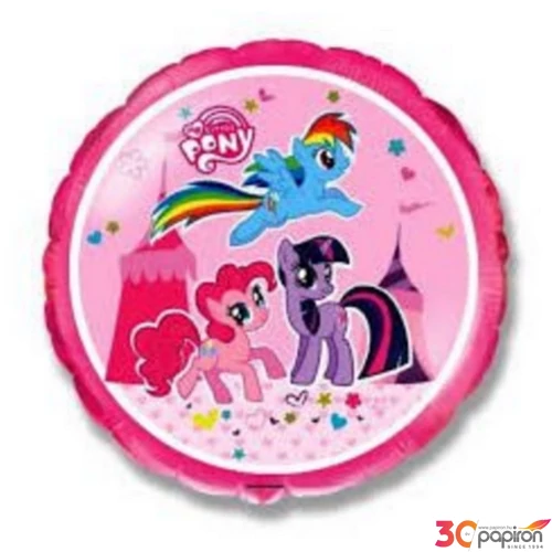 Paty lufi fólia 18'' gömb My Litt Pony Fólia Léggömb+hélium