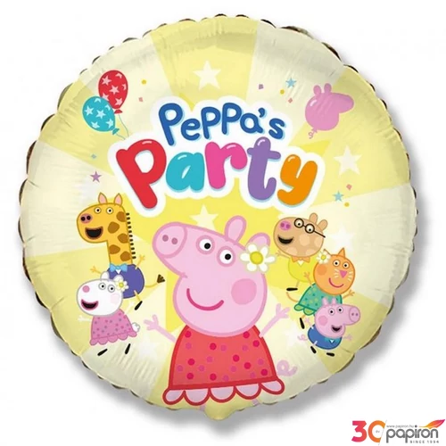 Paty lufi fólia 18" gömb Peppa Peppa Party