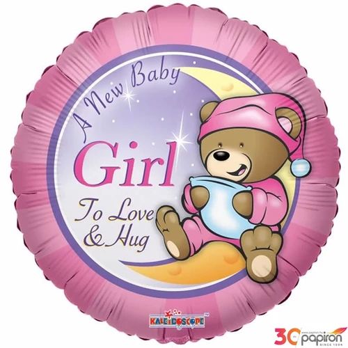 Lufi fólia New Baby Girl 18"/46cm