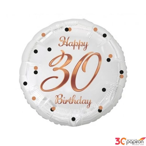 Paty lufi PÖTTYÖS FÓLIA HB.30 18" szülinapi Party Lufi
