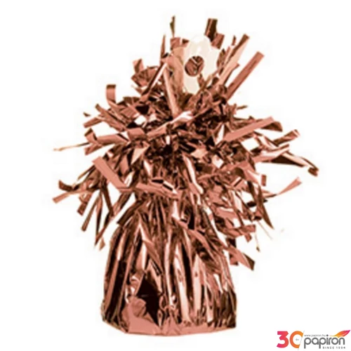 Partylufi súly  bon-bon Bojtos fólia rosegold