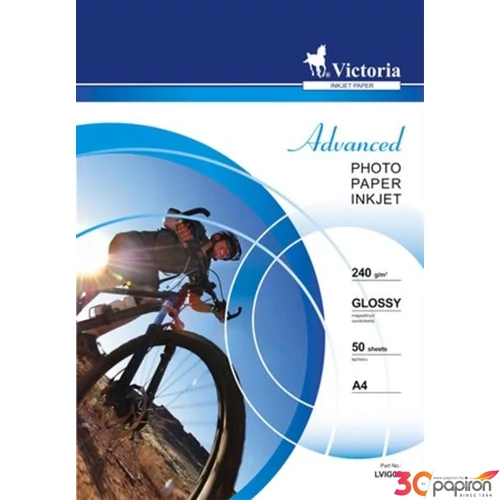Fotópapír A4 240gr Victoria Advanced magasfényű 50ív/csom