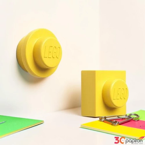 Mágnes LEGO sárga 2 különböző forma 2db/csomag
