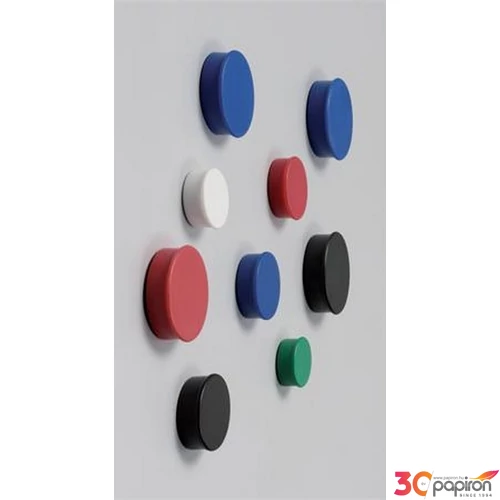Táblamágnes 20mm Nobo 10db-os korong, vegyes színekben Prezentáció NOBO 1901016