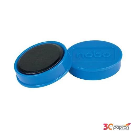 Mágneskorong 30mm Nobo fehértáblához, 4 db,kék