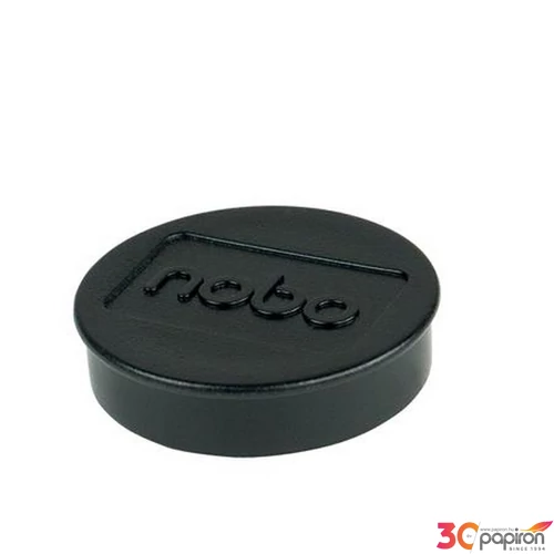 Mágneskorong 38mm Nobo fehértáblához, 10db,erős, fekete 