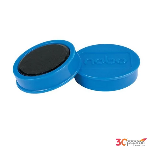 Mágneskorong 38mm Nobo fehértáblához, 4 db,kék 