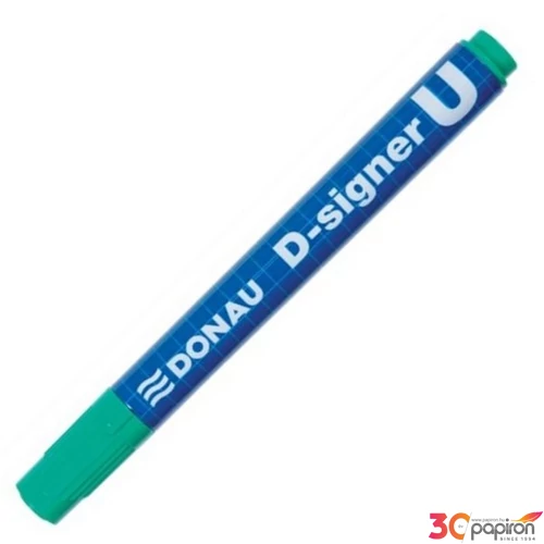 Alkoholos marker Donau D-signer U 2-4mm kúpos zöld Írószerek DONAU 7371001-06PL