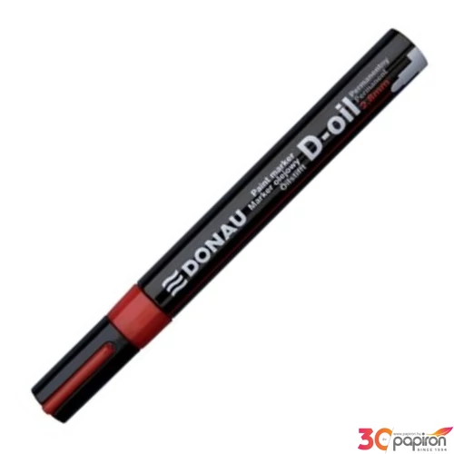 Lakkmarker Donau D-oil M 2,8mm kúpos hegyű piros Írószerek DONAU 7369001PL-04