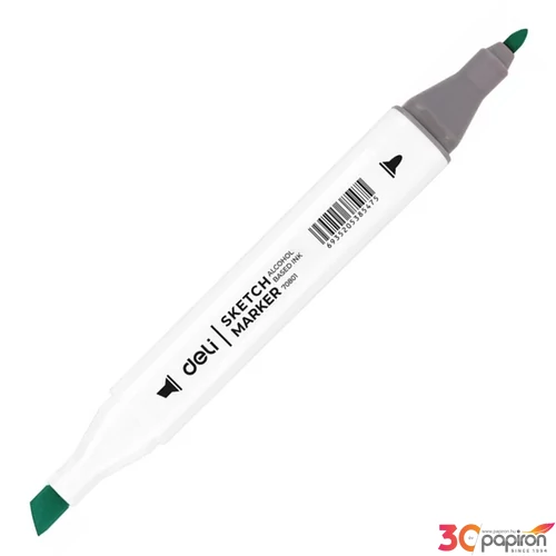 Marker kétvégű Sketch / 52 Deli Vágott és Kerek hegy Deep Green