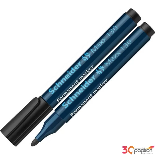 Alkoholos marker Schneider Maxx 130 1-3mm kúpos hegyű fekete Írószerek SCHNEIDER 113001