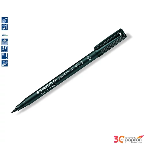 Alkoholos marker Staedtler Lumocolor 313 S OHP 0,4mm tűhegyű feket Írószerek STAEDTLER 313-9