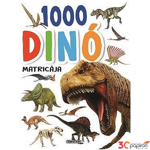 Matrica 1000 dinó matricája fehér