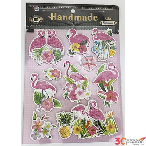 Matrica 3D papíralapú 0 Handmade CRL7343